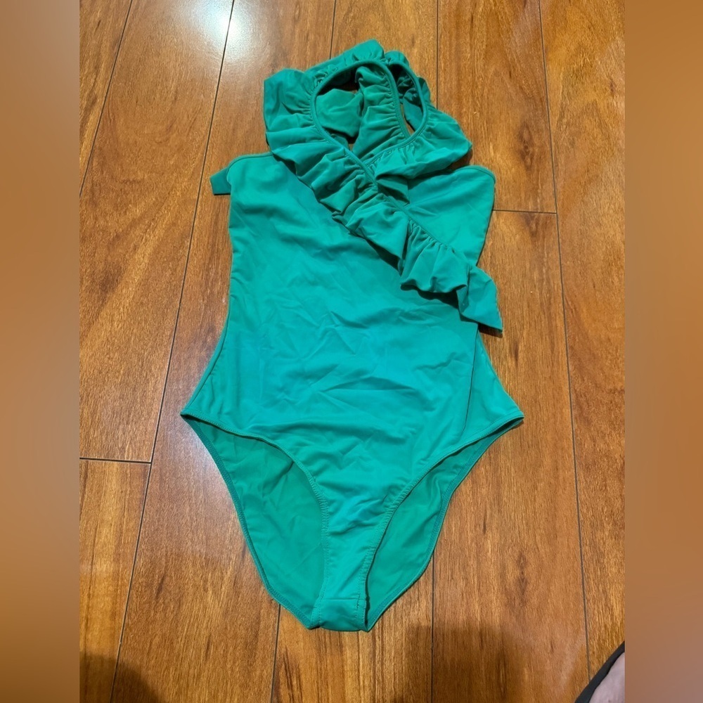 MAJE twiggy green syntheti elastane women swimming one piece